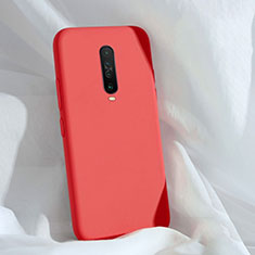 Custodia Silicone Ultra Sottile Morbida 360 Gradi Cover per Xiaomi Redmi K30 4G Rosso
