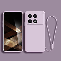 Custodia Silicone Ultra Sottile Morbida 360 Gradi Cover per Xiaomi Redmi K70 5G Viola