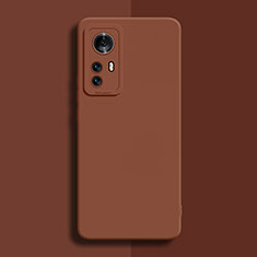 Custodia Silicone Ultra Sottile Morbida 360 Gradi Cover per Xiaomi Redmi Note 12S Marrone