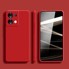 Custodia Silicone Ultra Sottile Morbida 360 Gradi Cover per Xiaomi Redmi Note 13 5G Rosso