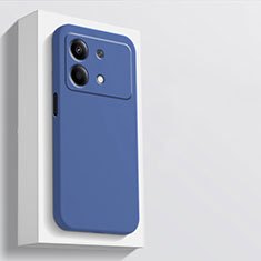 Custodia Silicone Ultra Sottile Morbida 360 Gradi Cover per Xiaomi Redmi Note 13R Pro 5G Blu
