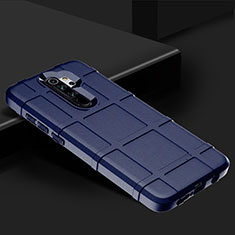 Custodia Silicone Ultra Sottile Morbida 360 Gradi Cover per Xiaomi Redmi Note 8 Pro Blu