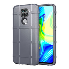 Custodia Silicone Ultra Sottile Morbida 360 Gradi Cover per Xiaomi Redmi Note 9 Grigio