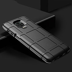 Custodia Silicone Ultra Sottile Morbida 360 Gradi Cover per Xiaomi Redmi Note 9 Pro Max Nero