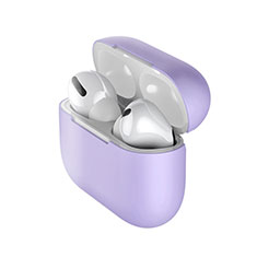 Custodia Silicone Ultra Sottile Morbida 360 Gradi Cover S01 per Apple AirPods Pro Viola