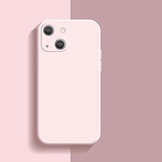 Custodia Silicone Ultra Sottile Morbida 360 Gradi Cover S01 per Apple iPhone 15 Plus Rosa