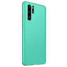 Custodia Silicone Ultra Sottile Morbida 360 Gradi Cover S01 per Huawei P30 Pro New Edition Ciano