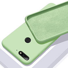 Custodia Silicone Ultra Sottile Morbida 360 Gradi Cover S01 per Huawei Y6 (2018) Verde