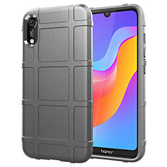 Custodia Silicone Ultra Sottile Morbida 360 Gradi Cover S01 per Huawei Y6 Prime (2019) Argento