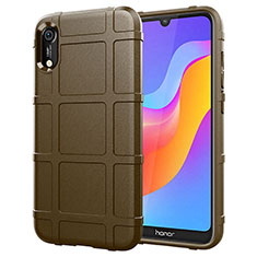 Custodia Silicone Ultra Sottile Morbida 360 Gradi Cover S01 per Huawei Y6 Pro (2019) Marrone