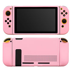 Custodia Silicone Ultra Sottile Morbida 360 Gradi Cover S01 per Nintendo Switch Rosa