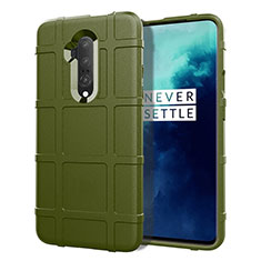 Custodia Silicone Ultra Sottile Morbida 360 Gradi Cover S01 per OnePlus 7T Pro 5G Verde