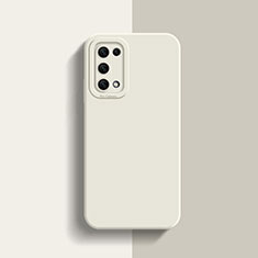 Custodia Silicone Ultra Sottile Morbida 360 Gradi Cover S01 per OnePlus Nord N200 5G Bianco