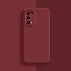 Custodia Silicone Ultra Sottile Morbida 360 Gradi Cover S01 per OnePlus Nord N200 5G Rosso
