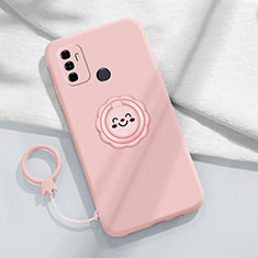 Custodia Silicone Ultra Sottile Morbida 360 Gradi Cover S01 per Oppo A33 Rosa