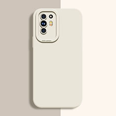 Custodia Silicone Ultra Sottile Morbida 360 Gradi Cover S01 per Oppo A94 5G Bianco
