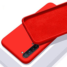 Custodia Silicone Ultra Sottile Morbida 360 Gradi Cover S01 per Oppo F15 Rosso