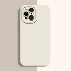 Custodia Silicone Ultra Sottile Morbida 360 Gradi Cover S01 per Oppo Find X3 5G Bianco