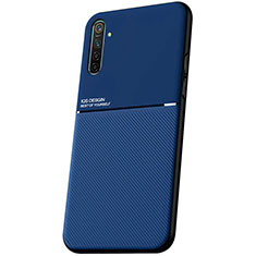 Custodia Silicone Ultra Sottile Morbida 360 Gradi Cover S01 per Oppo K5 Blu