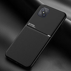 Custodia Silicone Ultra Sottile Morbida 360 Gradi Cover S01 per Oppo Reno4 Z 5G Nero