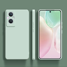 Custodia Silicone Ultra Sottile Morbida 360 Gradi Cover S01 per Oppo Reno7 Lite 5G Verde Pastello