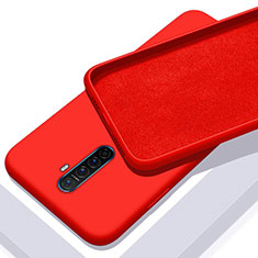 Custodia Silicone Ultra Sottile Morbida 360 Gradi Cover S01 per Realme X2 Pro Rosso