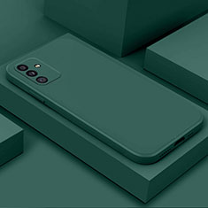 Custodia Silicone Ultra Sottile Morbida 360 Gradi Cover S01 per Samsung Galaxy A04s Verde Notte