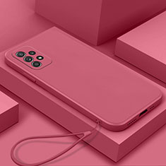 Custodia Silicone Ultra Sottile Morbida 360 Gradi Cover S01 per Samsung Galaxy A23 5G Rosa Caldo