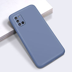 Custodia Silicone Ultra Sottile Morbida 360 Gradi Cover S01 per Samsung Galaxy A31 Grigio
