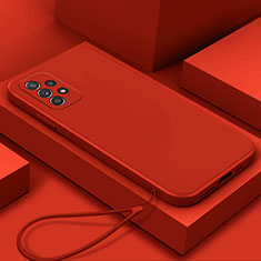 Custodia Silicone Ultra Sottile Morbida 360 Gradi Cover S01 per Samsung Galaxy A32 5G Rosso