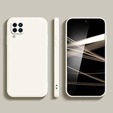 Custodia Silicone Ultra Sottile Morbida 360 Gradi Cover S01 per Samsung Galaxy F62 5G Bianco