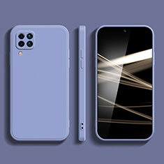 Custodia Silicone Ultra Sottile Morbida 360 Gradi Cover S01 per Samsung Galaxy F62 5G Grigio Lavanda