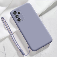 Custodia Silicone Ultra Sottile Morbida 360 Gradi Cover S01 per Samsung Galaxy M13 4G Grigio Lavanda