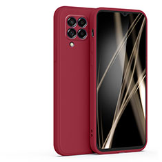 Custodia Silicone Ultra Sottile Morbida 360 Gradi Cover S01 per Samsung Galaxy M22 4G Rosso