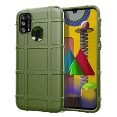 Custodia Silicone Ultra Sottile Morbida 360 Gradi Cover S01 per Samsung Galaxy M31 Verde