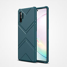 Custodia Silicone Ultra Sottile Morbida 360 Gradi Cover S01 per Samsung Galaxy Note 10 Plus 5G Verde