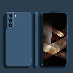 Custodia Silicone Ultra Sottile Morbida 360 Gradi Cover S01 per Samsung Galaxy S24 5G Blu