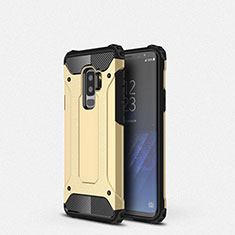 Custodia Silicone Ultra Sottile Morbida 360 Gradi Cover S01 per Samsung Galaxy S9 Plus Oro