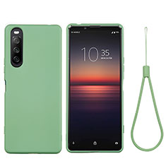 Custodia Silicone Ultra Sottile Morbida 360 Gradi Cover S01 per Sony Xperia 10 V Verde