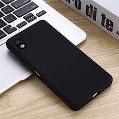 Custodia Silicone Ultra Sottile Morbida 360 Gradi Cover S01 per Sony Xperia Ace III Nero