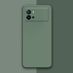 Custodia Silicone Ultra Sottile Morbida 360 Gradi Cover S01 per Vivo iQOO 9 Pro 5G Verde