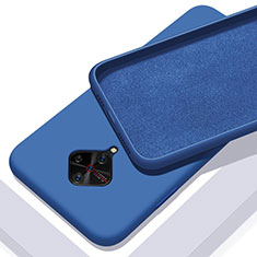 Custodia Silicone Ultra Sottile Morbida 360 Gradi Cover S01 per Vivo X50 Lite Blu