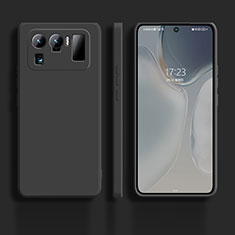 Custodia Silicone Ultra Sottile Morbida 360 Gradi Cover S01 per Xiaomi Mi 11 Ultra 5G Nero