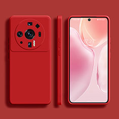 Custodia Silicone Ultra Sottile Morbida 360 Gradi Cover S01 per Xiaomi Mi 12S Ultra 5G Rosso