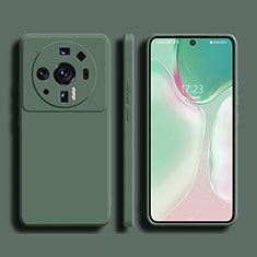Custodia Silicone Ultra Sottile Morbida 360 Gradi Cover S01 per Xiaomi Mi 12S Ultra 5G Verde