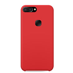 Custodia Silicone Ultra Sottile Morbida 360 Gradi Cover S01 per Xiaomi Mi 8 Lite Rosso