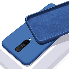 Custodia Silicone Ultra Sottile Morbida 360 Gradi Cover S01 per Xiaomi Redmi K30i 5G Blu