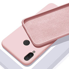 Custodia Silicone Ultra Sottile Morbida 360 Gradi Cover S01 per Xiaomi Redmi Note 7 Pro Oro Rosa