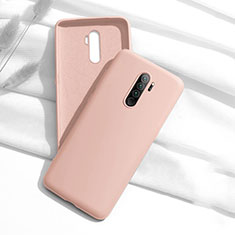 Custodia Silicone Ultra Sottile Morbida 360 Gradi Cover S01 per Xiaomi Redmi Note 8 Pro Oro Rosa