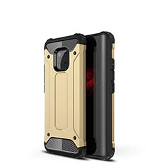 Custodia Silicone Ultra Sottile Morbida 360 Gradi Cover S02 per Huawei Mate 20 Pro Oro